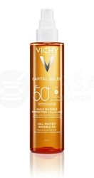 Vichy Capital Soleil Neviditeľný opaľovací olej SPF50+