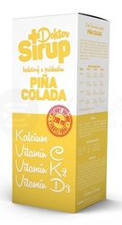 Doktor Sirup Kalciový sirup Piňa colada