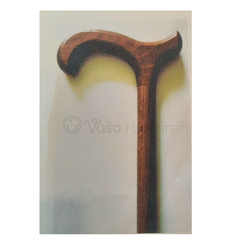Palica vychádzková drevená, mužská, tmavá, výška 86 cm