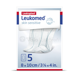 Leukoplast Leukomed Skin Sensitive Textilné krytie s vankúšikom (8 x 10 cm)
