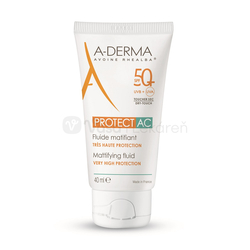A-DERMA Protect AC zmatňujúci fluid na mastnú pleť so sklonom k akné SPF50+