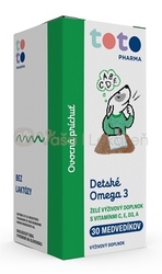 TOTO Detské Omega 3 s vitamínmi C, E, D3, A