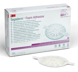 3M Tegaderm Foam Adhesive Penové adhezívne krytie na rany,  ovál (10 x 11 cm)