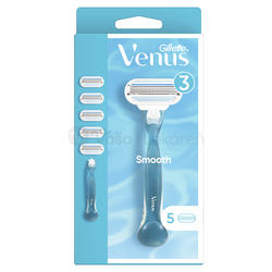 Gillette Venus Smooth Dámsky holiaci strojček s náhradnými hlavicami Starter Pack