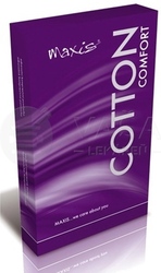 Maxis Comfort Cotton Stehenné pančuchy, veľ. 4, (II.KT), krátke, so špicou, s krajkou, bronz