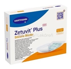 Zetuvit Plus Silicone Border Kompres sterilný samolepiaci (16 x 26 cm)