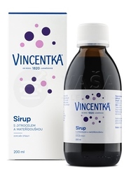 Vincentka Sirup so skorocelom a materinou dúškou