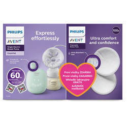 AVENT Essential Elektrická odsávačka mlieka + Darček