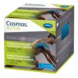 Cosmos Active Kineziologická tejpovacia páska Modrá (5 cm x 5 m)