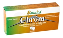 Naturica Chróm 35 mcg so zeleným čajom a vlákninou