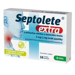 Septolete Extra Citrón a bazový kvet