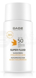 Babé Super Fluid Číry fluid na opaľovanie na všetky typy pleti SPF50
