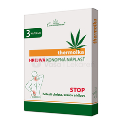 Cannaderm Thermolka Hrejivá konopná náplasť
