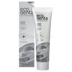 EcoDenta Triple Force Zubná pasta s trojitou silou