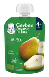 Gerber Organic BIO Kapsička Hruška (od ukončeného 4. mesiaca)