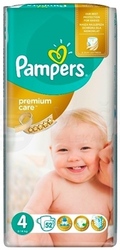 Pampers Premium Care 4 Detské plienky (8-14 kg)