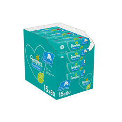 Pampers Fresh Clean Vlhčené obrúsky Box (15 balení)