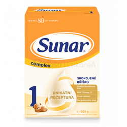 Sunar Complex 1 Počiatočné dojčenské mlieko (od narodenia)