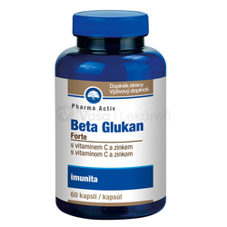 Pharma Activ Beta Glukán Forte s vitamínom C a Zinkom