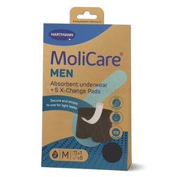 MoliCare Men M Absorpčná prateľná spodná bielizeň pre mužov + X-Change vložka