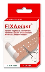 FIXAplast Classic Textilná náplasť s vankúšikom (8 cm x 1 m)