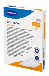 Cosmopor Transparent Priehľadné fóliové krytie na rany sterilné (5 x 7,2 cm)