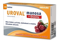 WALMARK Uroval Manosa + Enzýmy