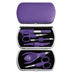 Nippes Solingen Sada na manikúru a pedikúru Fialová (6 dielov)