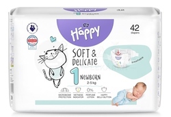 Bella Baby Happy Soft&Delicate 1 Newborn Detské plienky (2-5 kg)