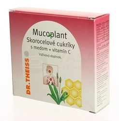 Mucoplant Skorocelové cukríky s medom a vitamínom C