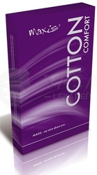 Maxis Comfort Cotton Stehenné pančuchy, veľ. 6, (II.KT), normálne, so špicou, s krajkou, bronz