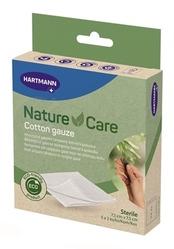 Nature Care Cotton Gauze Gázové kompresy sterilné (7,5 x 7,5 cm)