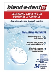 Blend-A-Dent Čistiace tablety na zubné protézy