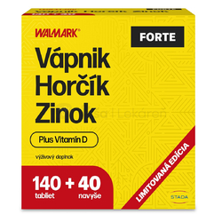 WALMARK Vápnik, Horčík, Zinok Forte