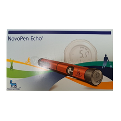 NovoPen Echo Inzulínové pero s pamäťou poslednej dávky (červené)