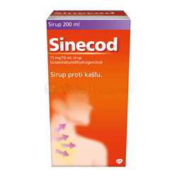 Sinecod Sirup proti suchému a dráždivému kašľu