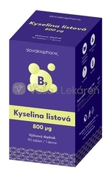 Slovakiapharm Kyselina listová 800 µg