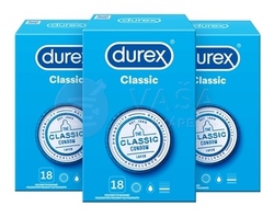 DUREX Classic Kondóm (Výhodné balenie 2+1)