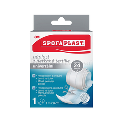 3M SpofaPlast č. 864 Náplasť z netkanej textílie univerzálna - rýchloobväz (8 cm x 1 m)