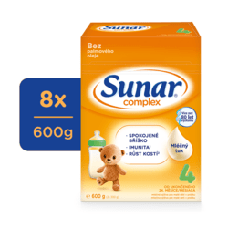 Sunar Complex 4 Multipack Batoľacie mlieko (od ukončeného 24. mesiaca)