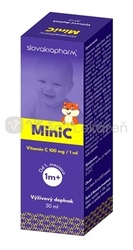 Slovakiapharm MiniC Kvapky s vitamínom C pre deti