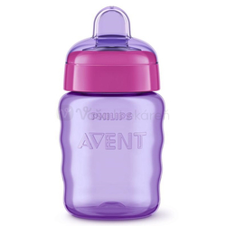 AVENT Klasik Hrnček so silikónovým náustkom pre dievča (od 9 mesiacov), 260 ml