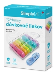SimplyMED 21010 Týždenný dávkovač liekov otvárací