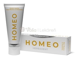 Herbadent Homeo Prírodná bylinná zubná pasta bez fluóru a mentolu