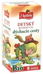 Apotheke BIO Detský bylinný čaj Dýchacie cesty (od ukončeného 9. mesiaca)