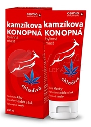 Cemio Kamzíkova konopná masť Chladivá