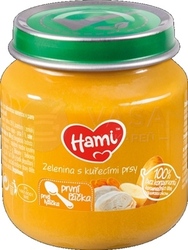 Hami Prvá lyžička Zelenina s kuracími prsiami (od ukončeného 4. mesiaca)
