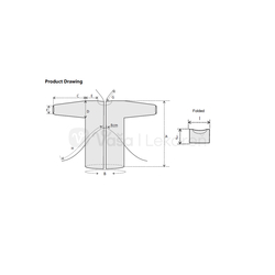 Fazzini Plášť návštevnícky (modrý)