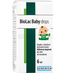 GENERICA BioLac Baby Drops (pre deti od narodenia)