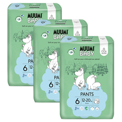 Muumi Baby Pants 6 Junior Detské EKO nohavičkové plienky (12-20 kg)